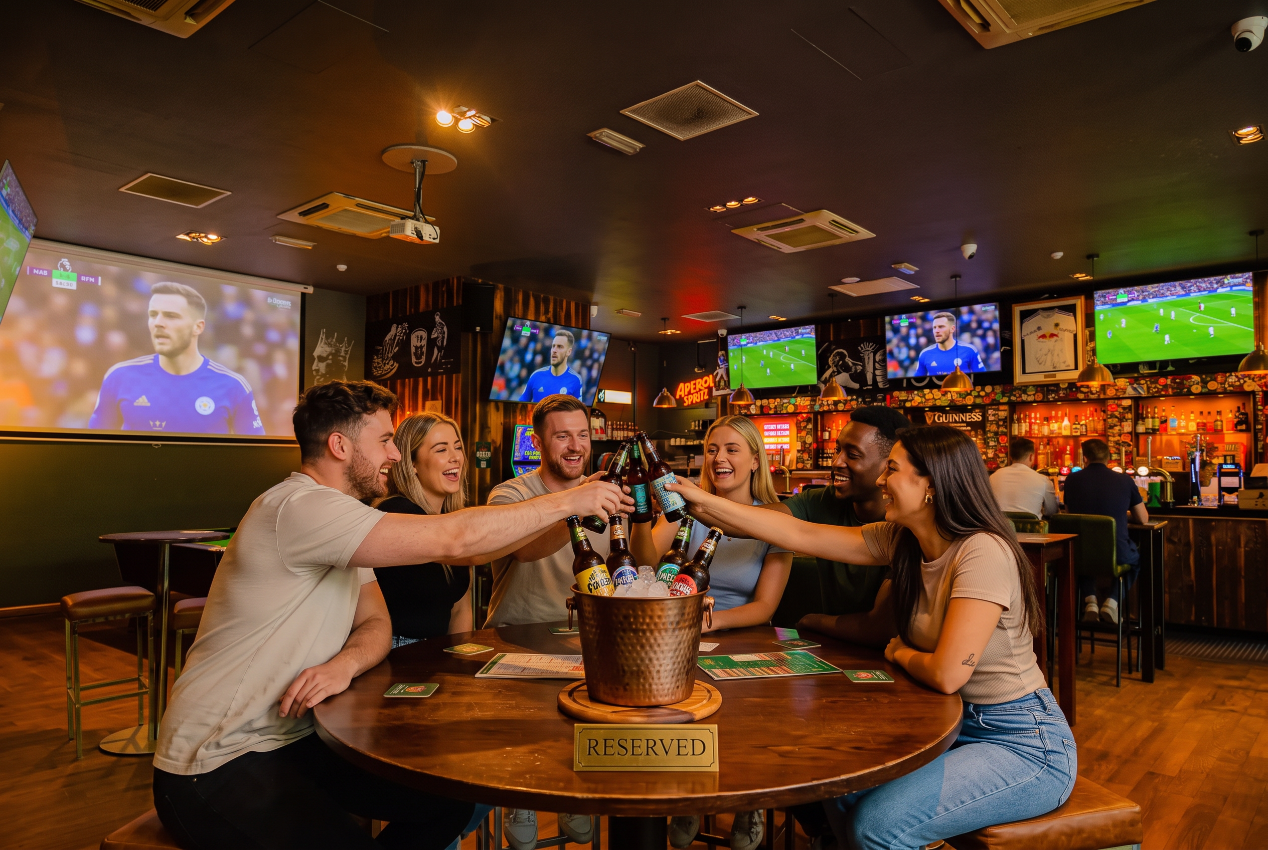 The Matchday Table at Toast Leeds